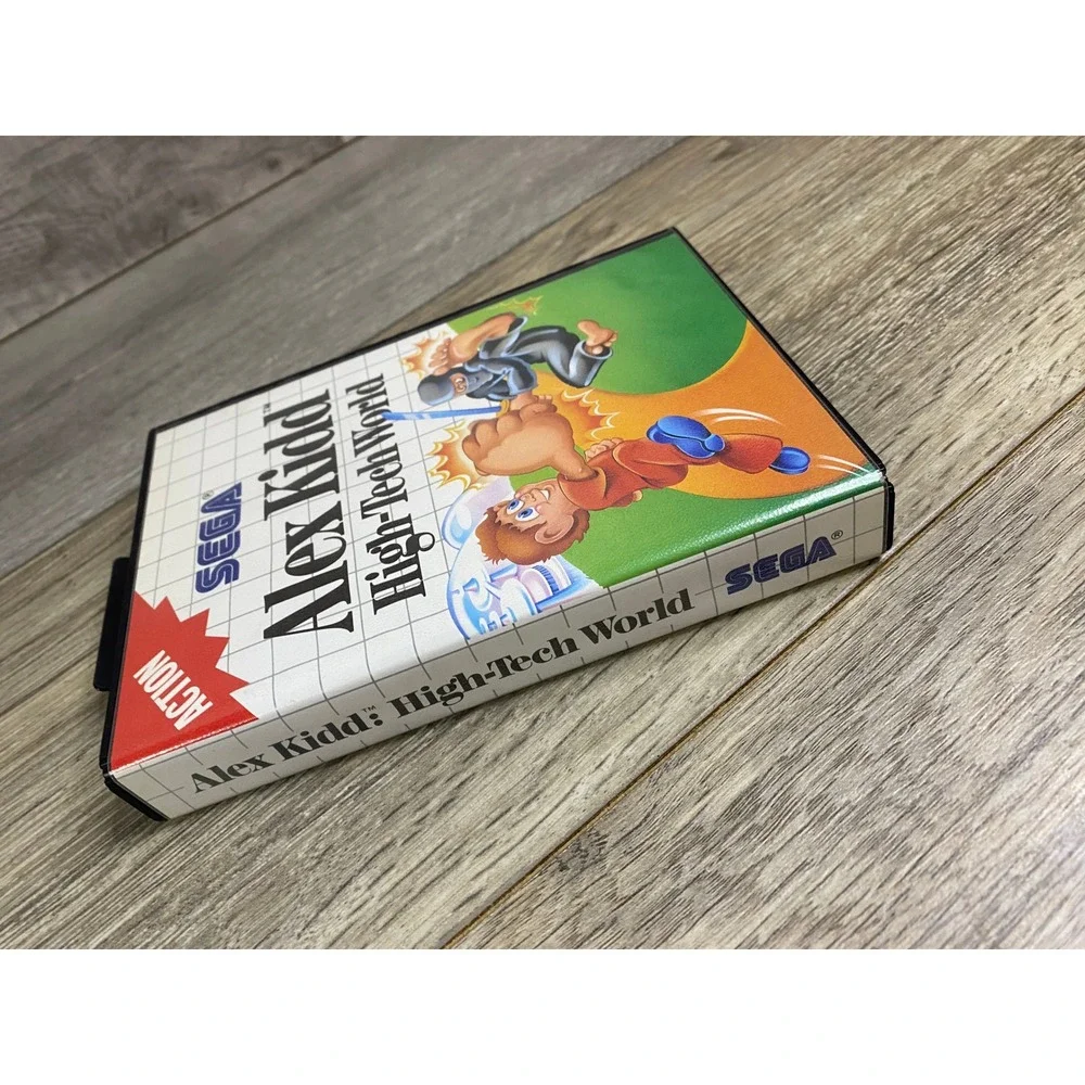 Alex Kidd‎ High-Tech World Sega Master System CIB Case no Manual 1987 43017-5020
